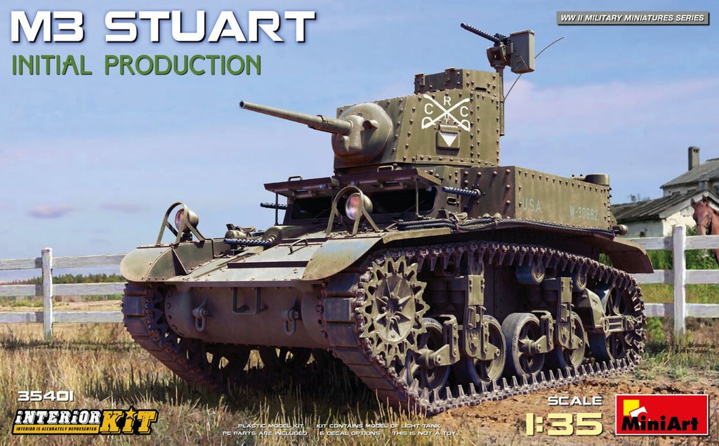 MINIART (1/35) M3 Stuart Initial Production