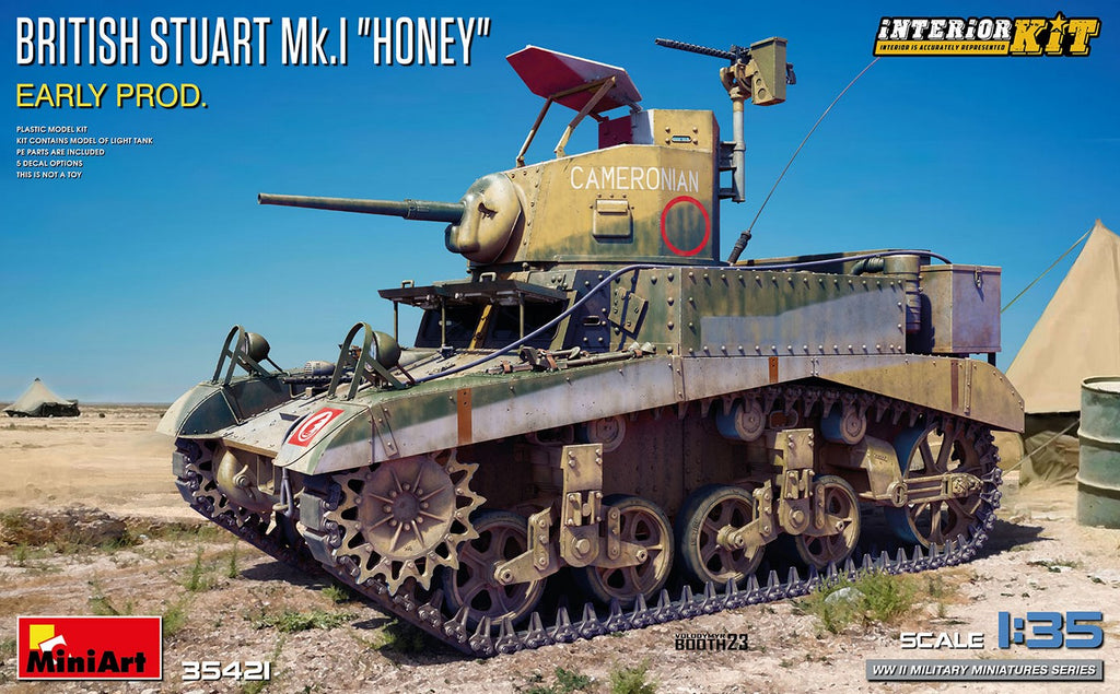 MINIART (1/35) British Stuart Mk.I 'Honey' Early Production - Interior Kit