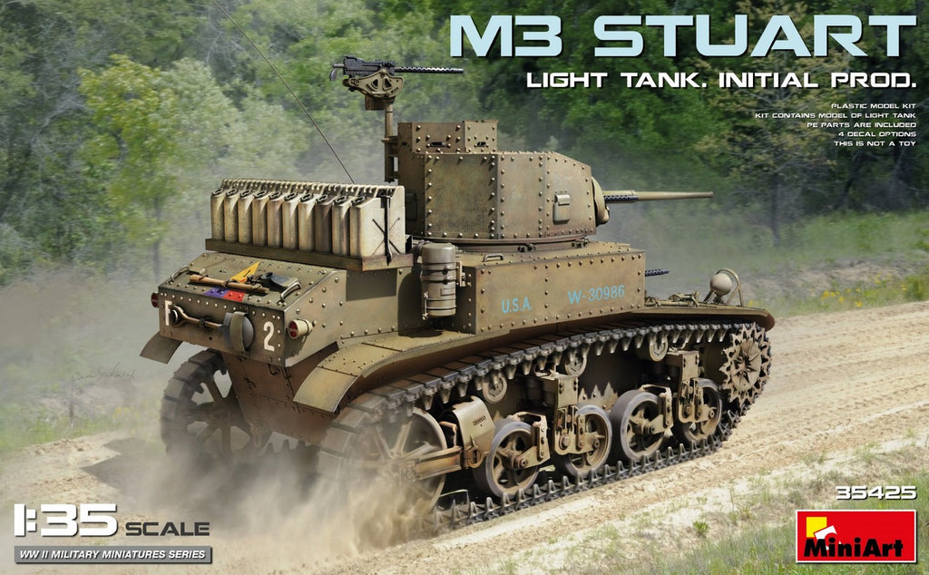 MINIART (1/35) M3 Stuart Light Tank - Initial Production