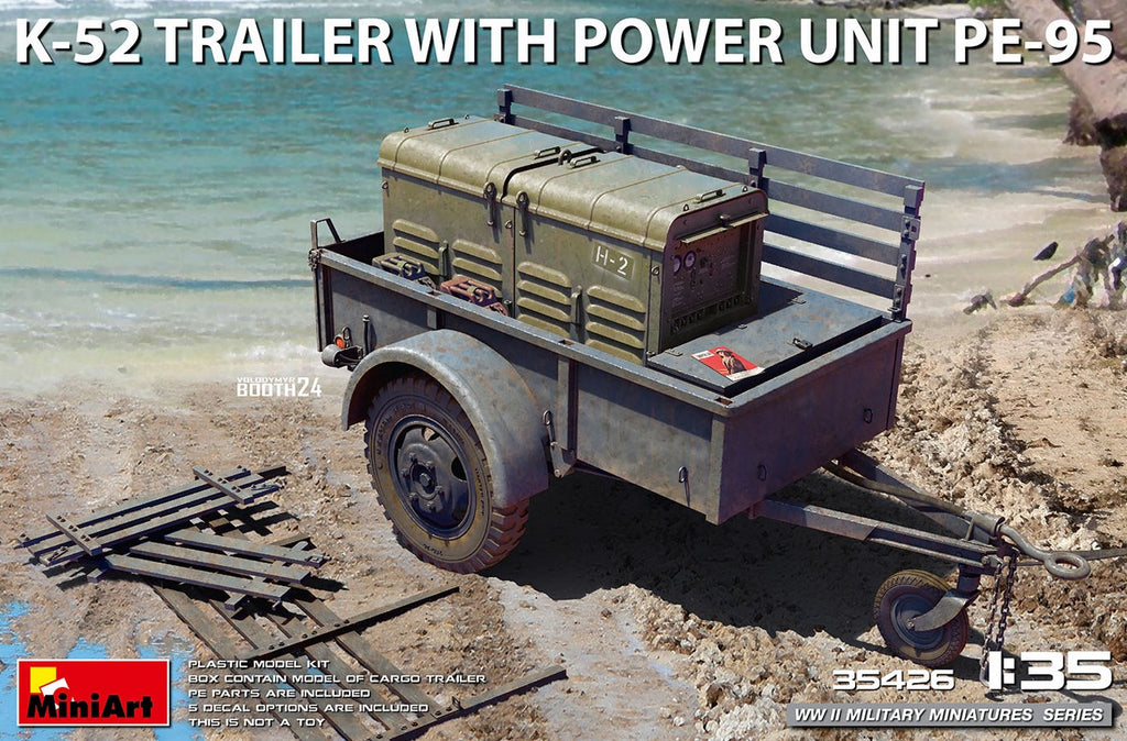 MINIART (1/35) K-52 Trailer With Power Unit PE-95