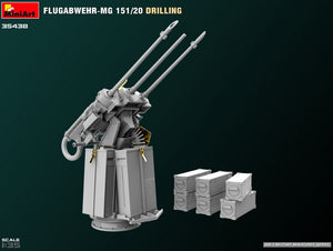 MINIART (1/35) Flugabwehr-MG 151/20 Drilling