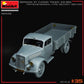 MINIART (1/35) Deutscher 3t-Lastkraftwagen 3.6-36S. Pritsche-Normal-Militärdienst