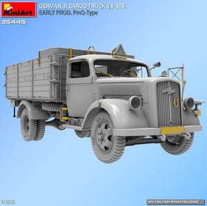 MINIART (1/35) German 3t Cargo Truck 3,6-36S Early Prod. PmQ Type