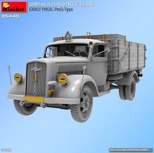 MINIART (1/35) German 3t Cargo Truck 3,6-36S Early Prod. PmQ Type