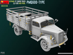 MINIART (1/35) German 3t Cargo Truck 3,6-36S Mid Prod. PMQ600-Type