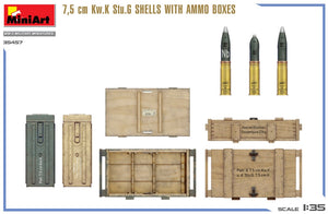 MINIART (1/35) 7,5 cm Kw.K Stu.G Shells With Ammo Boxes