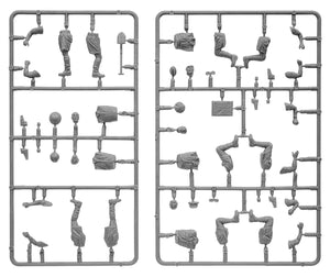 Grapa 1 de las figuras de conductores de Jeep ingleses en escala 1:35 de Miniart referencia  35469