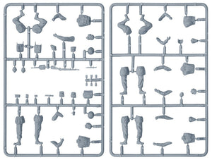 Grapa 1 de las figuras de soldados americanos capturando a varios alemanes en escala 1:35 de Miniart referencia 35475