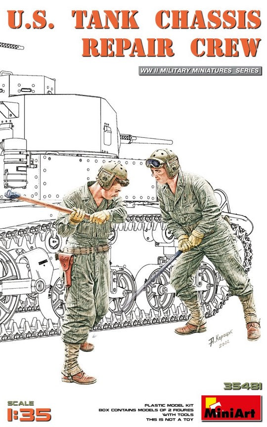 MINIART (1/35) U.S. Tank Chasis Repair Crew
