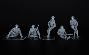 MINIART (1/35) Britische Panzerbesatzungen (Nordwesteuropa) - Köpfe aus Resin