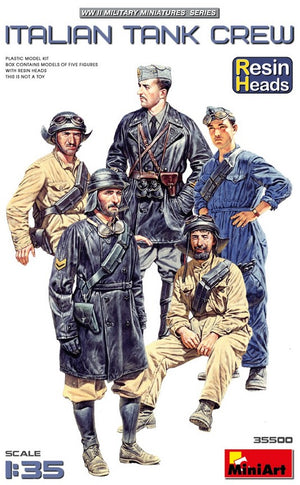 MINIART (1/35) Italian Tank Crew - Resin Heads