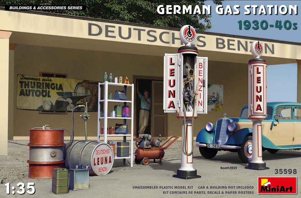 MINIART (1/35) German Gas Station 1930-40s