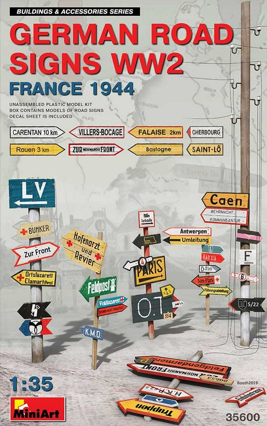 MINIART (1/35) German Road Signs WW2 - France 1944