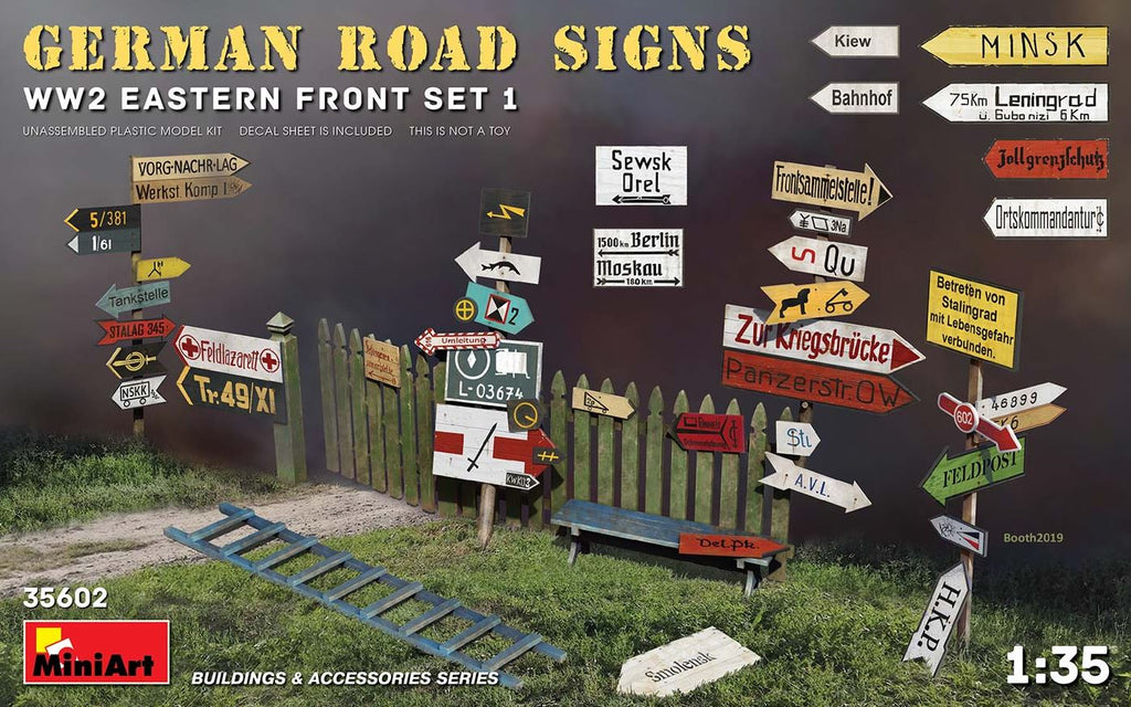 MINIART (1/35) German Road Signs WW2 Eastern Front Set 1