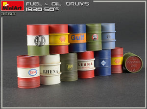 MINIART (1/35) Fuel & Oil Drums 1930-50s