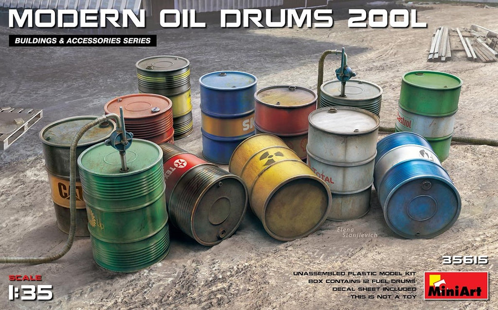 MINIART (1/35) Modern Oil Drums 200L