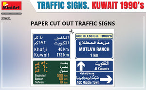 MINIART (1/35) Segnali stradali Kuwait anni '90