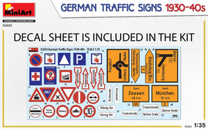 MINIART (1/35) German Traffic Signs 1930-40s