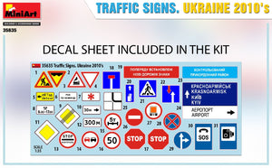 MINIART (1/35) Traffic Signs, UKRAINE 2010’s