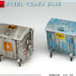 MINIART (1/35) Steel Trash Bins (Contenedores de Basura)