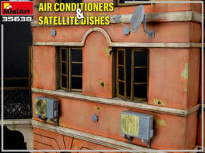 MINIART (1/35) Condizionatore d'aria &  Parabole satellitari