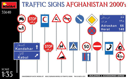 MINIART (1/35) Traffic Signs Afghanistan 2000's