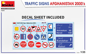 MINIART (1/35) Traffic Signs Afghanistan 2000's