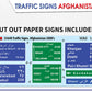 MINIART (1/35) Traffic Signs Afghanistan 2000's