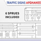 MINIART (1/35) Traffic Signs Afghanistan 2000's
