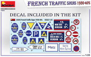 MINIART (1/35) French Traffic Signs 1930-40's