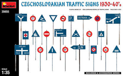 MINIART (1/35) Czechoslovakian Traffic Signs 1930-40's