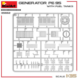 MINIART (1/35) Generatore PE-95 con serbatoi di carburante