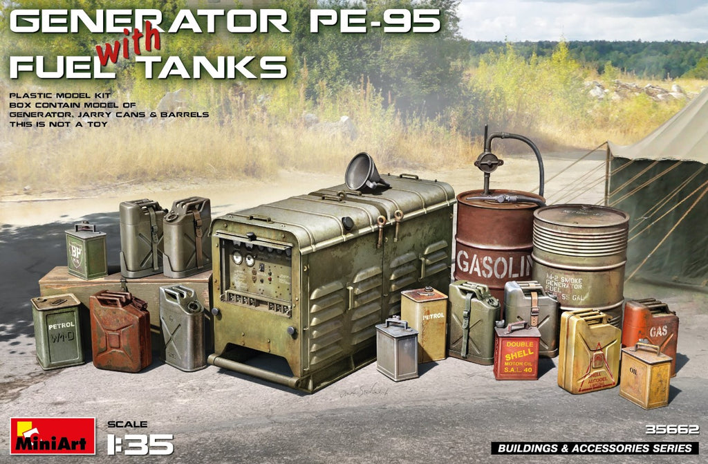 MINIART (1/35) Generator PE-95 With Fuel Tanks