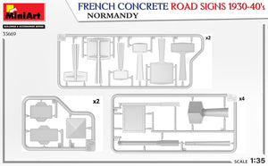 MINIART (1/35) French Concrete Road Signs 1930-40's. Normandy