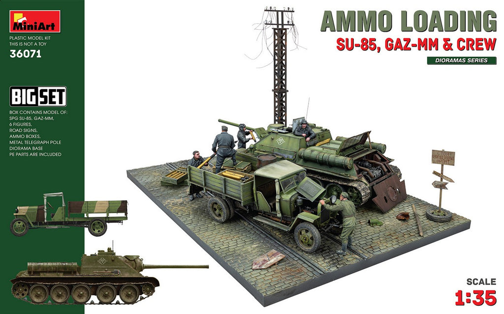 MINIART (1/35) Ammo Loading (SU-85, GAZ-MM & Crew) Big Set