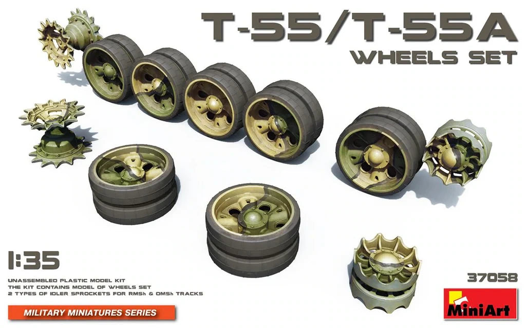 MINIART (1/35) T-34/85 Sea Star Wheels Set