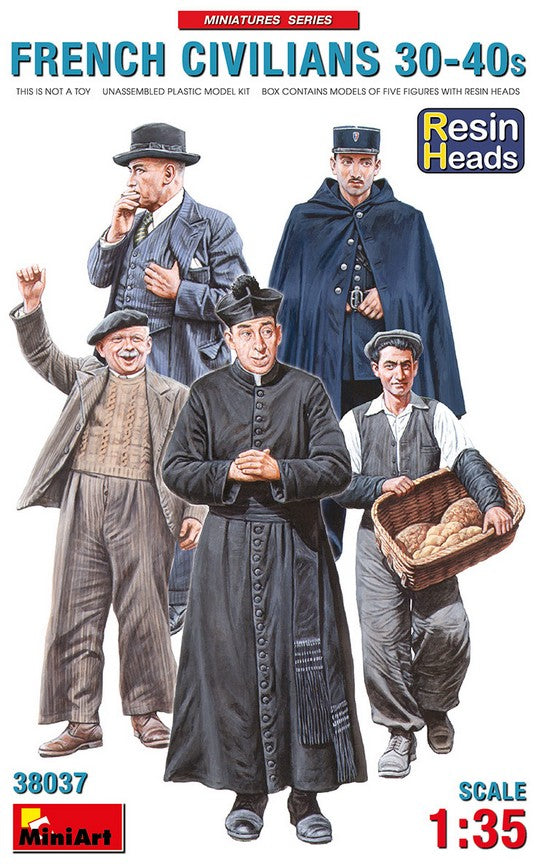 MINIART (1/35) French Civilians 30-40s
