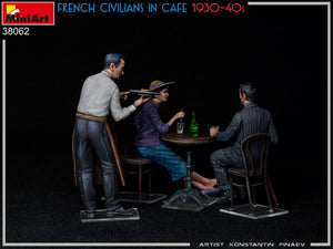MINIART (1/35) Französische Zivilisten in einem Café 1930-40er Jahre