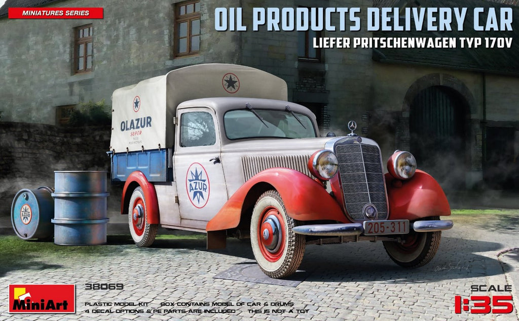 MINIART (1/35) Oil Products Delivery Car Liefer Prietschenwagen Typ 170V