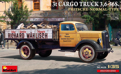 MINIART (1/35) Camion Cargo 3t 3.6-36S. Type Pritsche-Normal