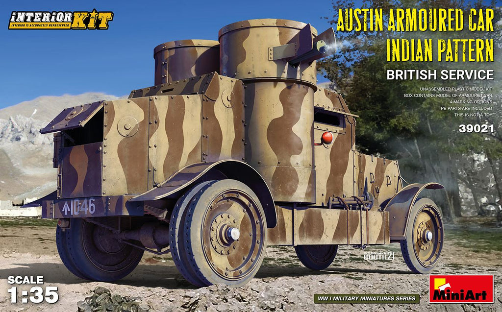 MINIART (1/35) Austin Armoured Car Indian Pattern British Service
