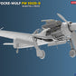 Foto frontal de la maqueta del caza alemán Fw-190 D9 en escala 1:48 de Miniart referencia 48040