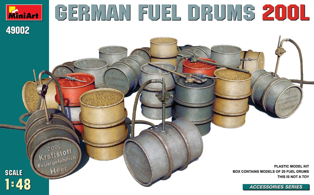 MINIART (1/48) German Fuel Drums 200L