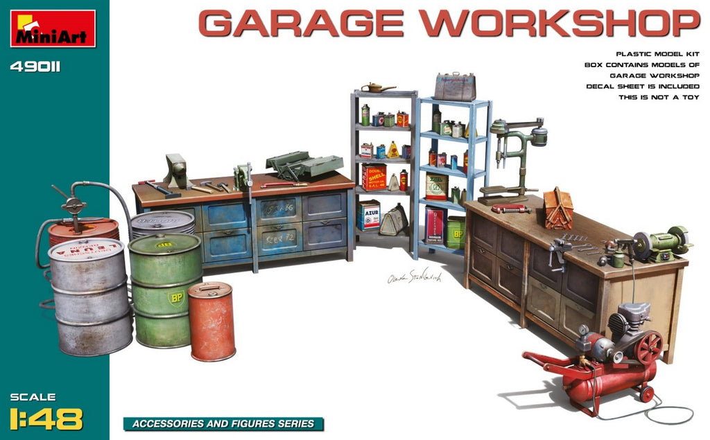 MINIART (1/48) Garage Workshop