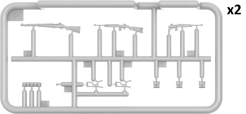 Grapa 2 de la maqueta con figuras de soldados americanos subidos a un tanque en escala 1:35 de MIniart referencia 53045