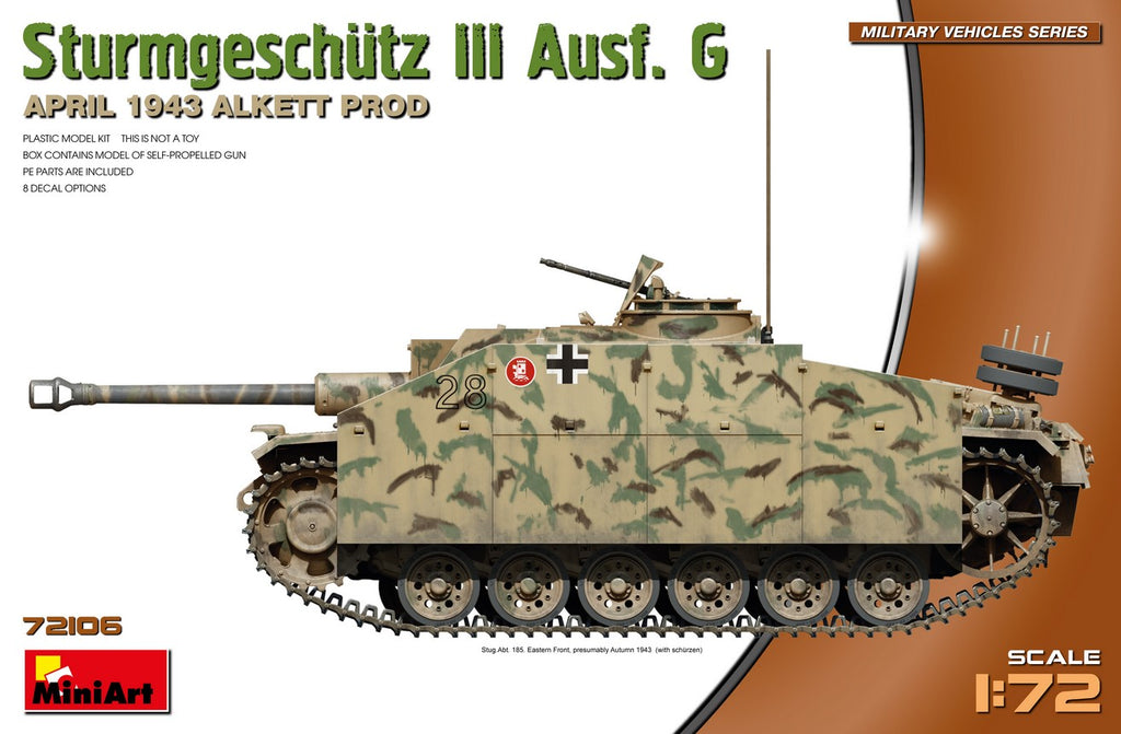 MINIART (1/72) StuG III Ausf. G April 1943 Alkett Prod.