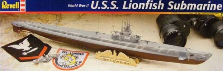 REVELL MONOGRAM (1/180) U.S.S. Lionfish Submarine