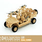 MRZR D4 Vehiculo ligero tactico de exploracion Dual Combo Magic Factory 2005 en escala 1/35 vehiculo con ametralladoras vista delantera