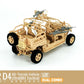 MRZR D4 Vehiculo ligero tactico de exploracion Dual Combo Magic Factory 2005 en escala 1/35 vehiculo con ametralladoras vista trasera