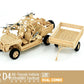MRZR D4 Vehiculo ligero tactico de exploracion Dual Combo Magic Factory 2005 en escala 1/35 vehiculo con ametralladoras y remolque